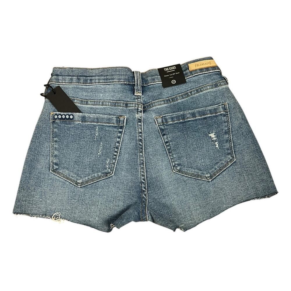 Blank NYC NWT The Essex Classic Cut Off Stretch Shorts Size 25 - Picture 2 of 4